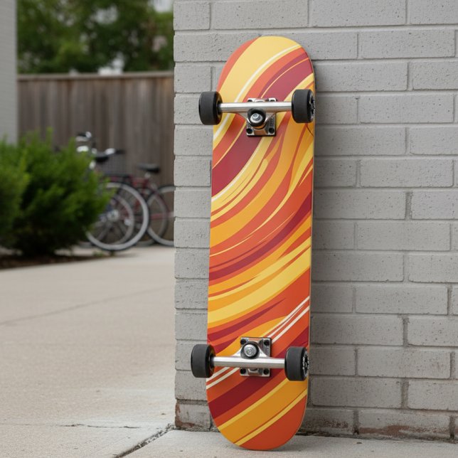 Inferno Flow - Skateboard Abstrait (Créateur téléchargé)
