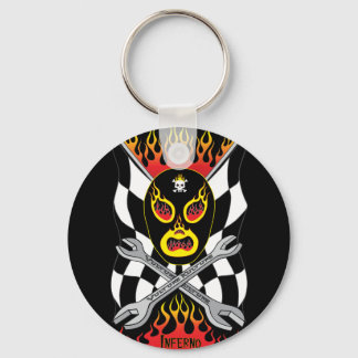 Inferno Luchador Mexican Wrestler Keychain