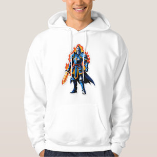 Inferno Paladin – Flamebound Knight Hoodie