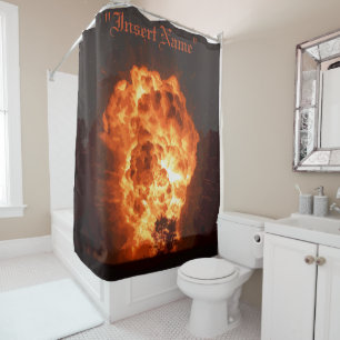 Inferno Shower Curtain