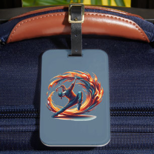 Inferno Spin - Ignite the spirit of Breakdance Luggage Tag