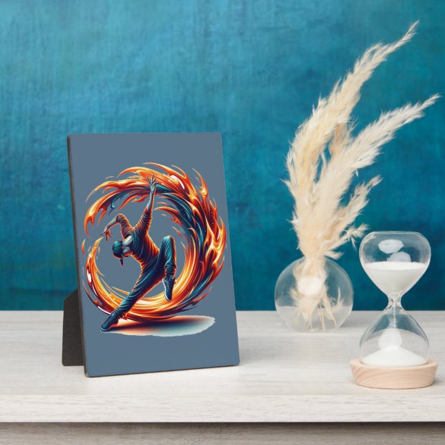 Inferno Spin - Ignite the spirit of Breakdance Plaque (Side)