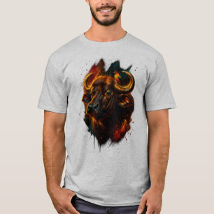Inferno Taurus – Glowing Bull Power T-Shirt