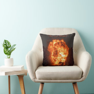 Inferno Throw Pillow