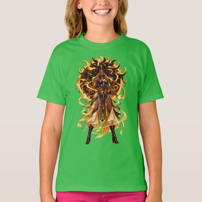 Inferno Warrior Fantasy T-Shirt (Front)