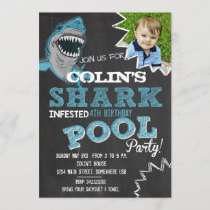 INFESSIONNEL DE SHARK Invitation à la fête d'anniv