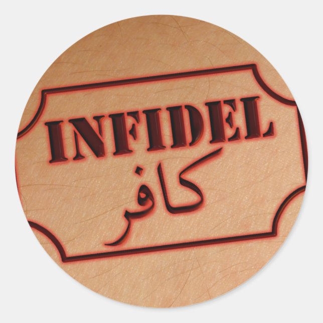 Infidel Classic Round Sticker (Front)