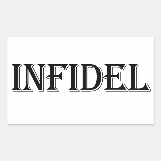 Infidel Sticker (Front)
