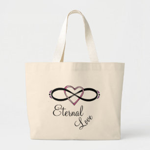 Infinate Love design Large Tote Bag