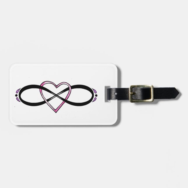 Infinate Love design Luggage Tag (Front Horizontal)