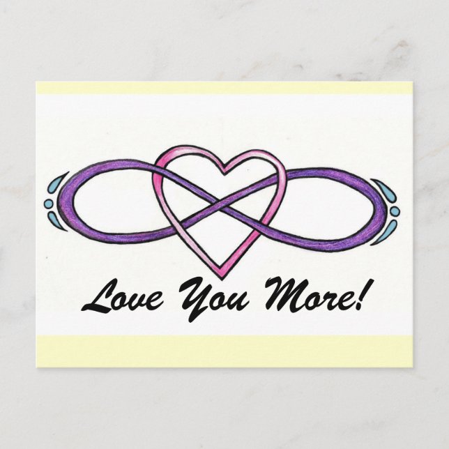 Infinate Love design Postcard (Front)