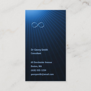 Infini - carte de visite de scientifique