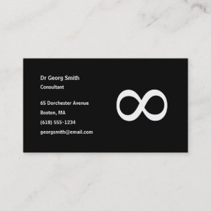 Infini - carte de visite de scientifique