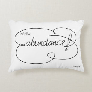infinite ABUNDANCE - Bold CloudS Accent Pillow