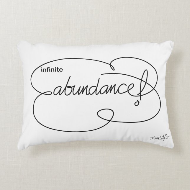 infinite ABUNDANCE - Bold CloudS Accent Pillow (Front)