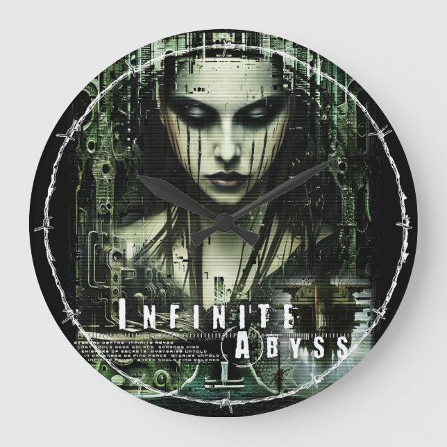 Infinite Abyss Large Clock (Front)