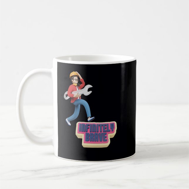 INFINITE BRAVE COFFEE MUG (Left)