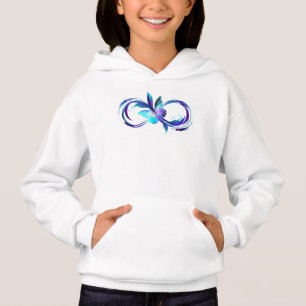 Infinité brillante avec papillon magique