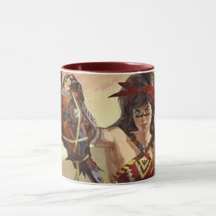 Infinite Crisis Atomic Wonder Woman Illustration Mug
