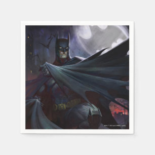 Infinite Crisis Batman Illustration Napkin