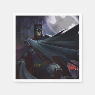 Infinite Crisis Batman Illustration Napkin