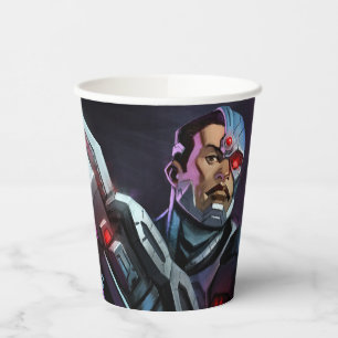 Infinite Crisis Cyborg Illustration Paper Cups