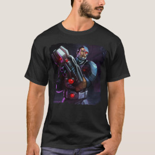 Infinite Crisis Cyborg Illustration T-Shirt