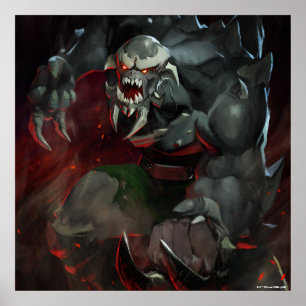 Infinite Crisis Doomsday Illustration Poster