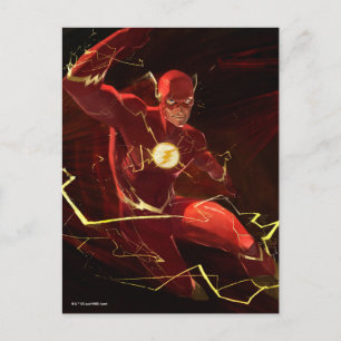 Infinite Crisis Flash Illustration Postcard