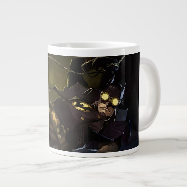 Infinite Crisis Gaslight Batman Illustration Large Coffee Mug (Front Right)