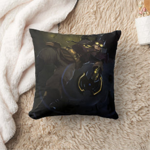 Infinite Crisis Gaslight Batman Illustration Throw Pillow