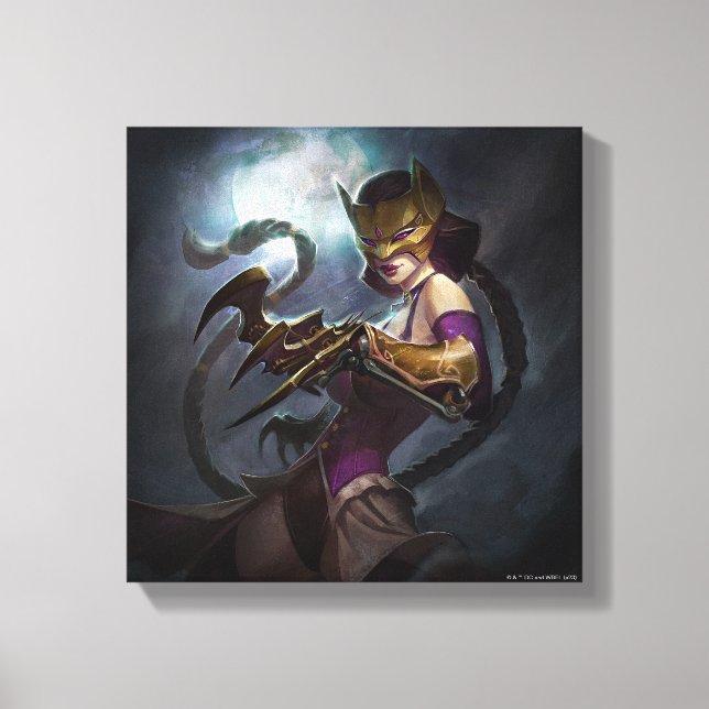 Infinite Crisis Gaslight Catwoman Illustration Canvas Print (Front)