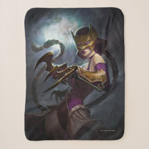 Infinite Crisis Gaslight Catwoman Illustration Sherpa Blanket