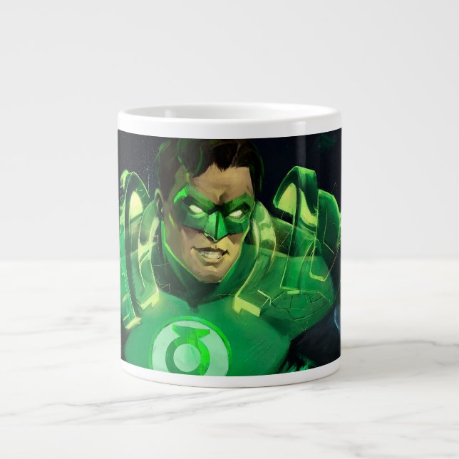 Infinite Crisis Green Lantern Illustration Large Coffee Mug (Front)