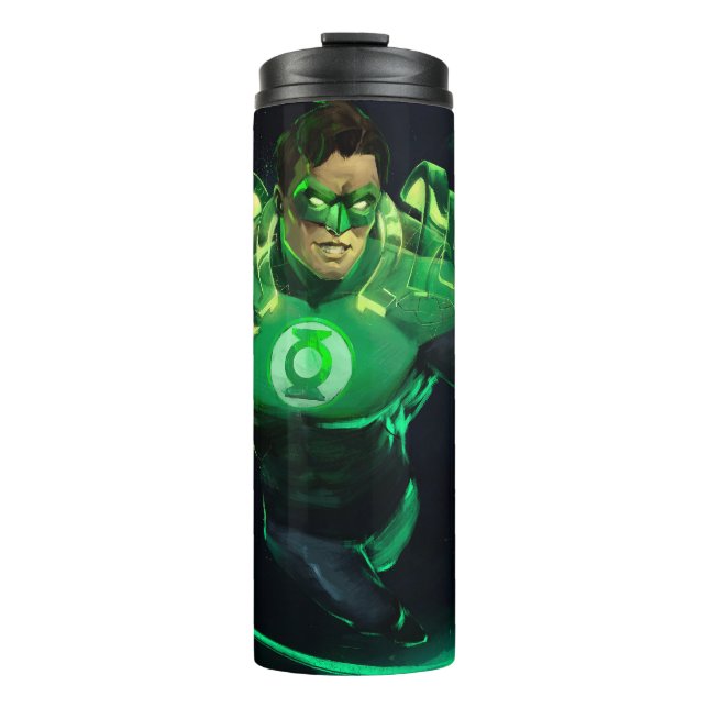 Infinite Crisis Green Lantern Illustration Thermal Tumbler (Front)