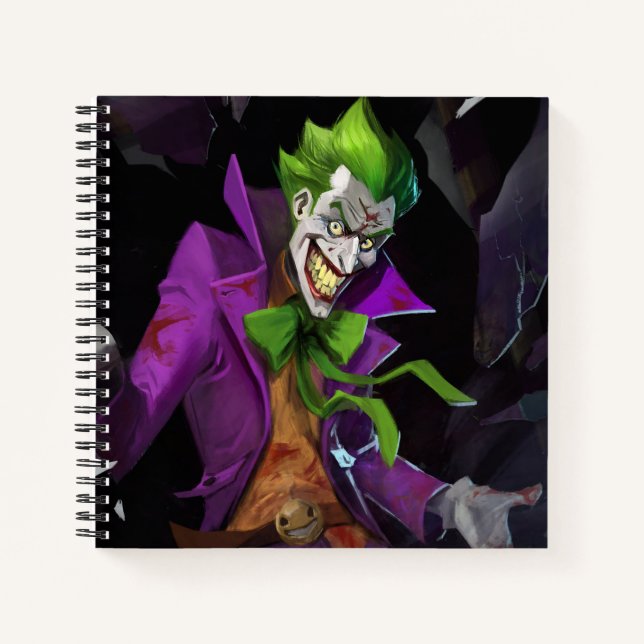 Infinite Crisis Joker Illustration Notebook (Front)