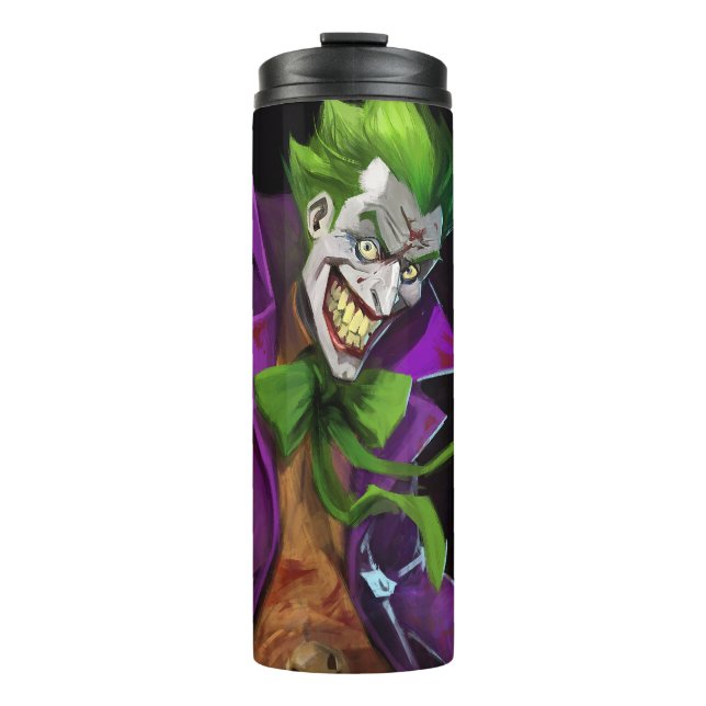 Infinite Crisis Joker Illustration Thermal Tumbler (Front)