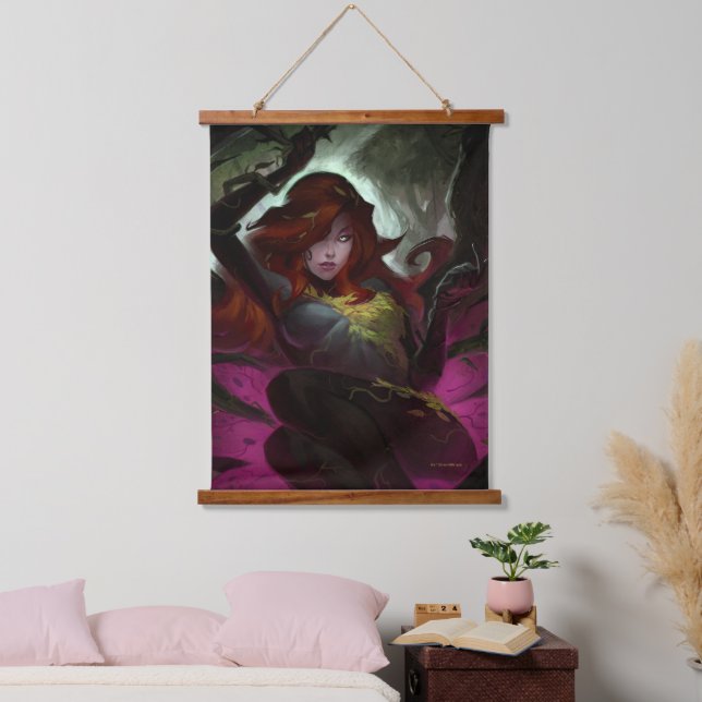 Infinite Crisis Poison Ivy Illustration Hanging Tapestry (Bedroom)