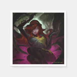 Infinite Crisis Poison Ivy Illustration Napkin