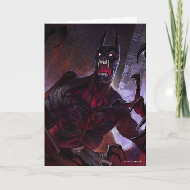 Infinite Crisis Vampire Batman Illustration Card (Front)
