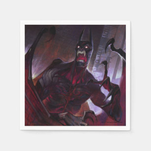 Infinite Crisis Vampire Batman Illustration Napkin