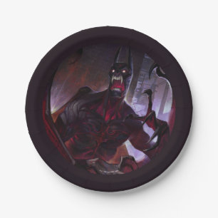 Infinite Crisis Vampire Batman Illustration Paper Plate