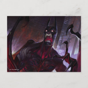 Infinite Crisis Vampire Batman Illustration Postcard