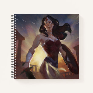 Infinite Crisis Wonder Woman Illustration Notebook