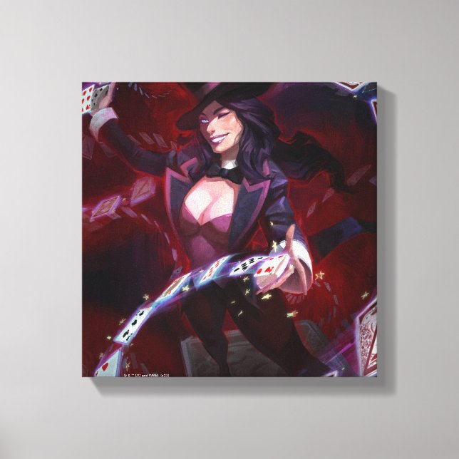 Infinite Crisis Zatanna Illustration Canvas Print (Front)
