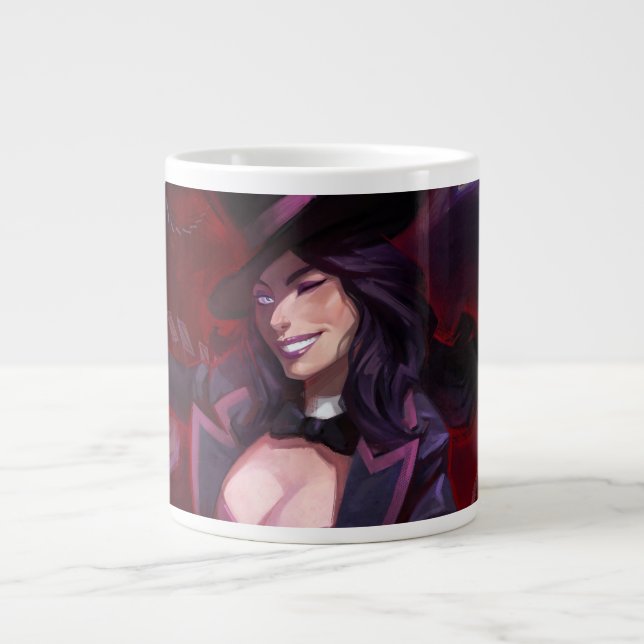 Infinite Crisis Zatanna Illustration Large Coffee Mug (Front)