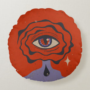 Infinite Cry Round Pillow
