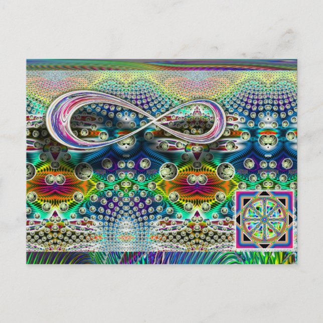 Infinite Dharma Wheel  Postcard (Front)