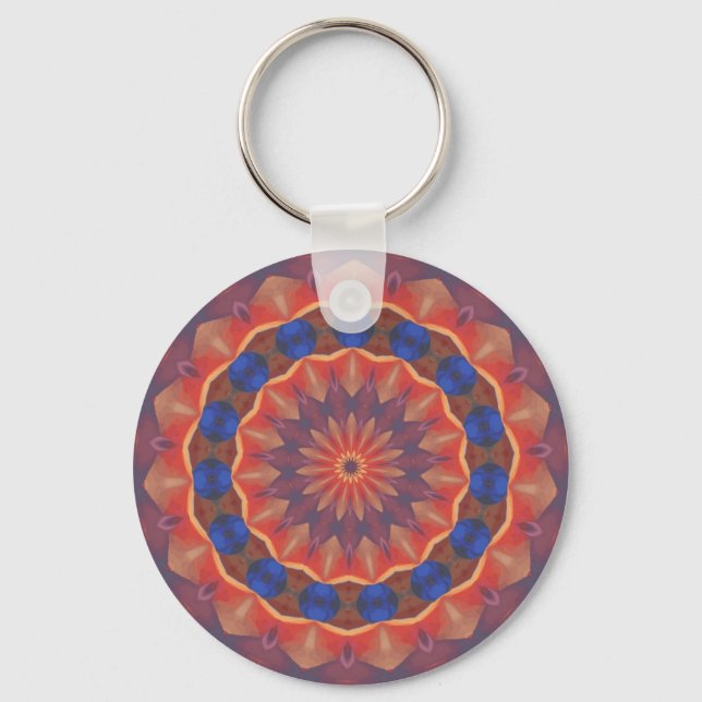 Infinite Diversities Mandala Keychain (Front)