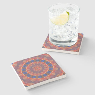 Infinite Diversities Mandala Stone Coaster
